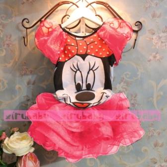 baju mickey mouse rok